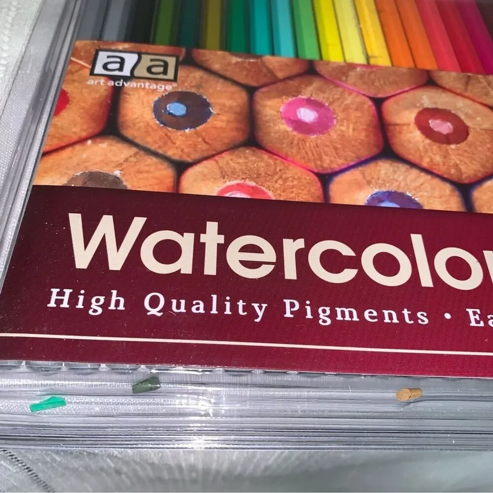 NIB Watercolor Pencil 36pc Color Set Artwork Designer Deco Create ART ADVANTAGE